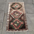 Vintage Turkish Mini Rug 1.7 x 2.9 ft