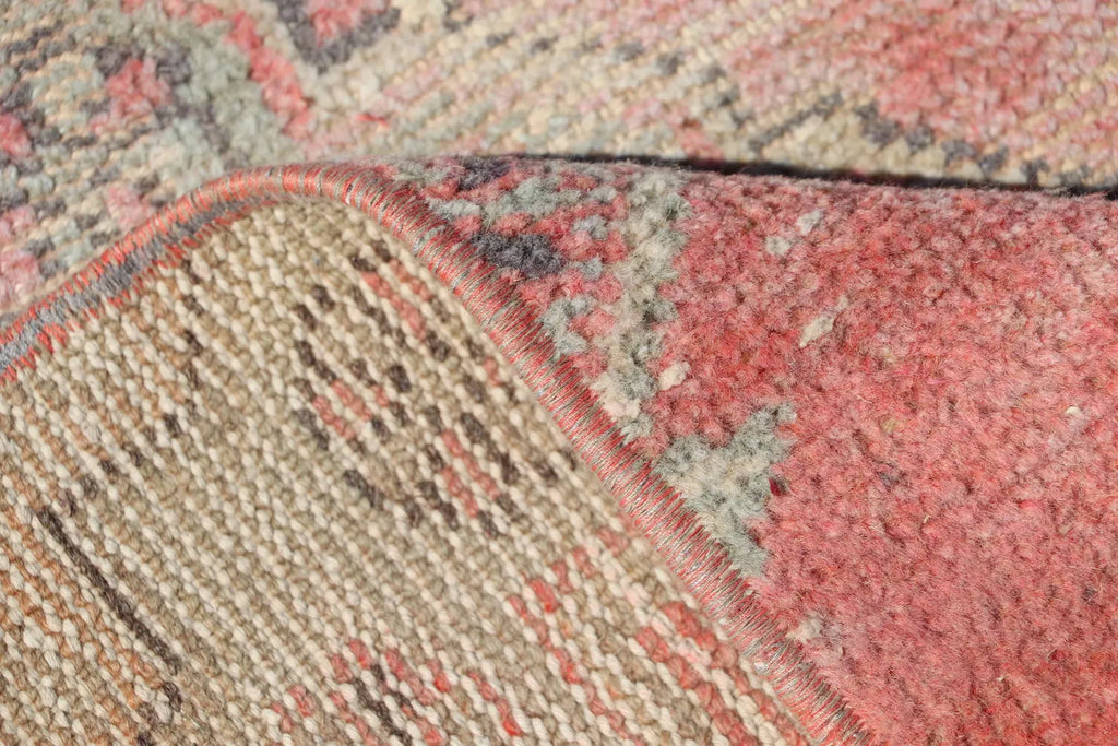 Vintage Turkish Runner Rug 2.9 x 10.4 ft