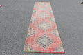 Vintage Turkish Runner Rug 2.9 x 10.4 ft