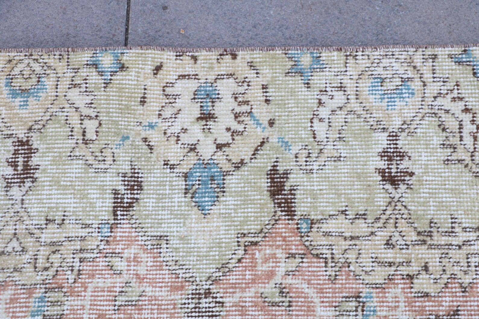 XL Vintage Turkish Accent Area Rug 4.5 x 7.5 ft
