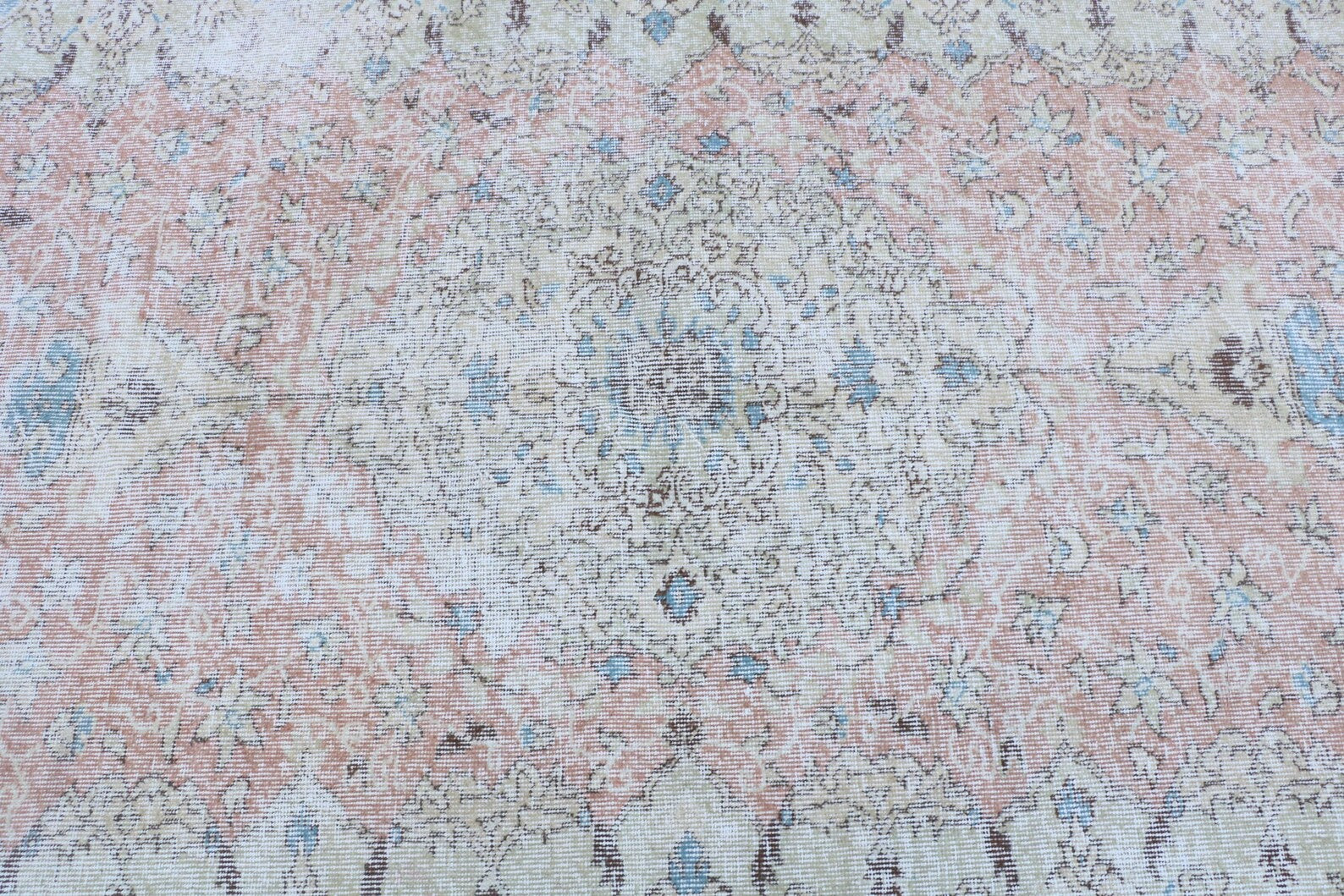 XL Vintage Turkish Accent Area Rug 4.5 x 7.5 ft