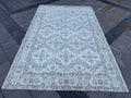XL Vintage Turkish Accent Area Rug 6.2 x 10 ft