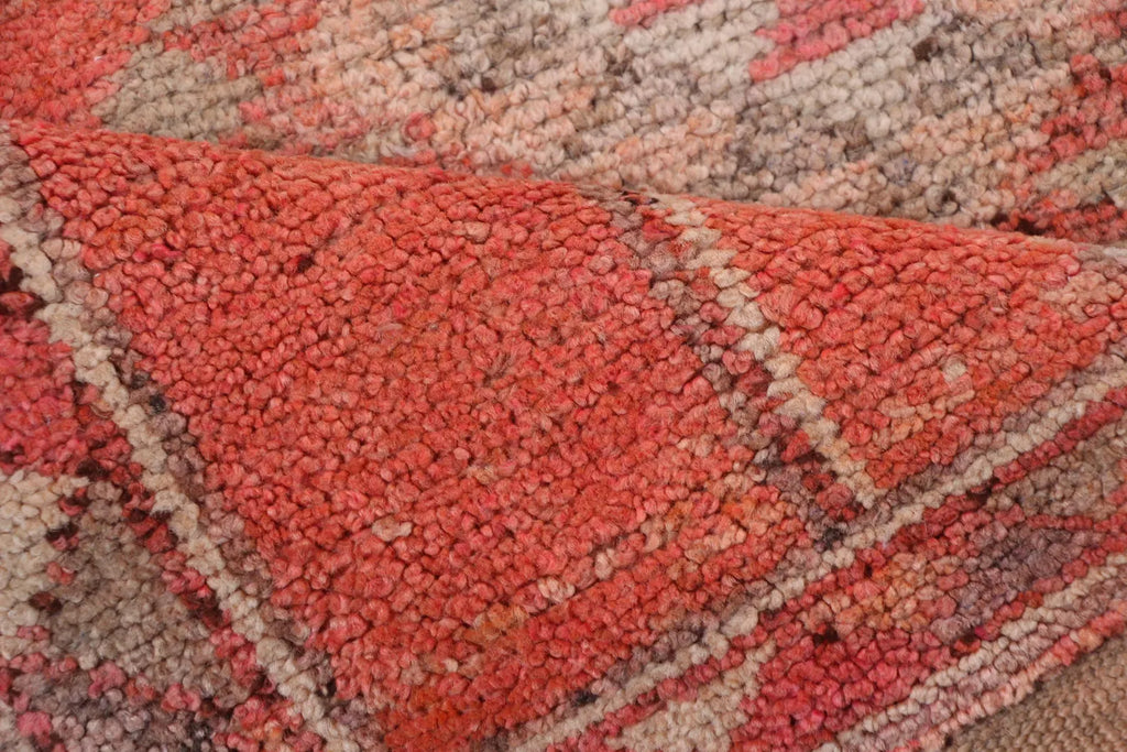 Vintage Turkish Runner Rug 3.2 x 12 ft