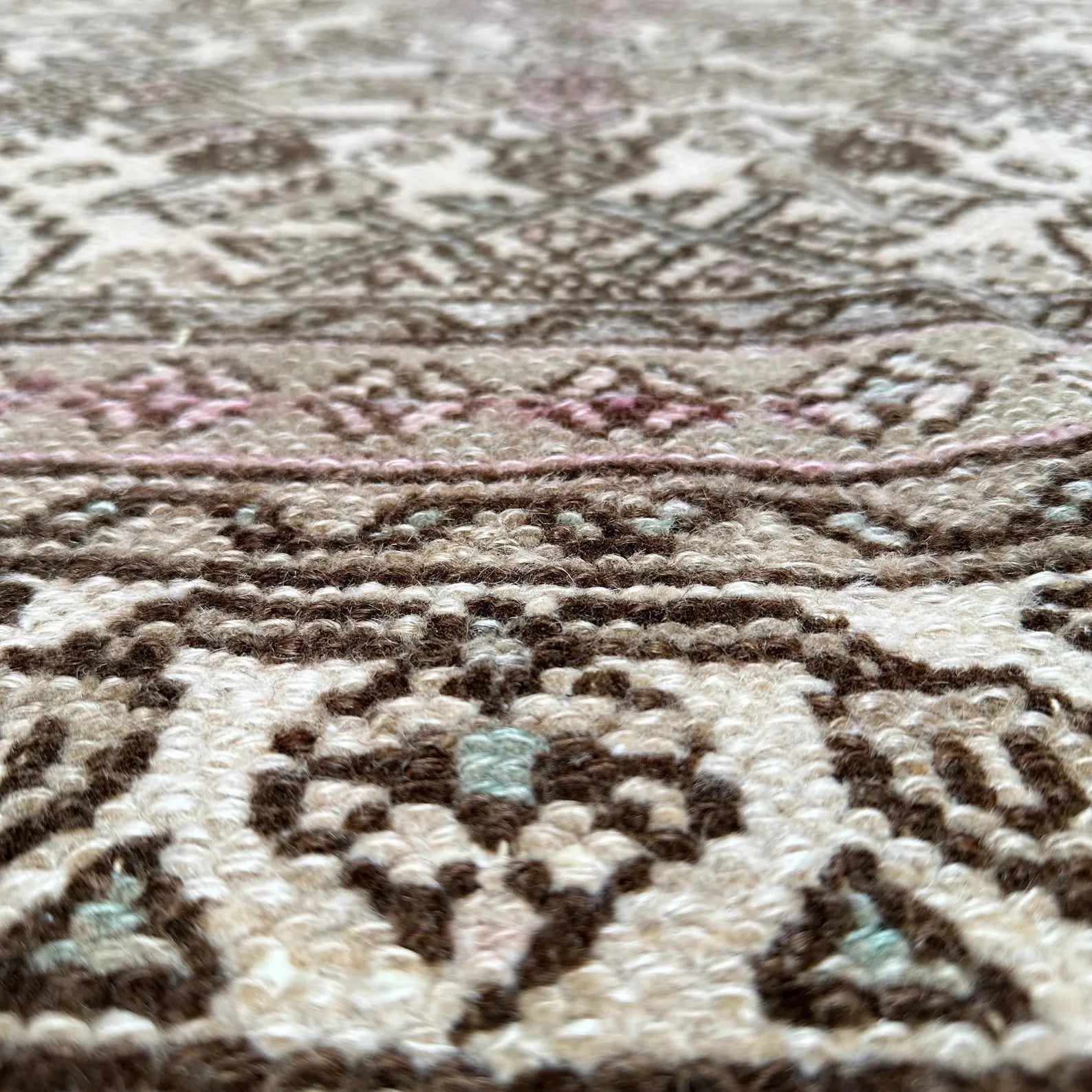 XL Vintage Persian Accent Area Rug 6.9 x 10.4 ft