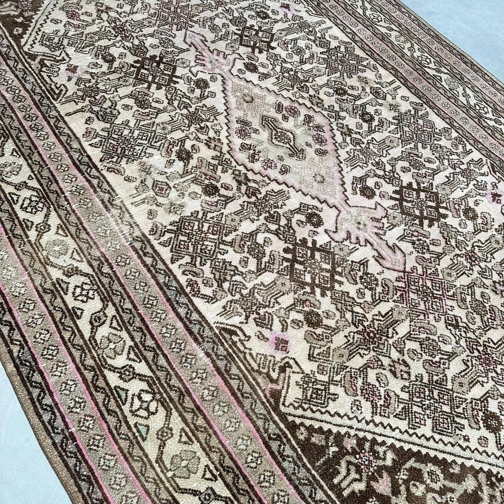 XL Vintage Persian Accent Area Rug 6.9 x 10.4 ft