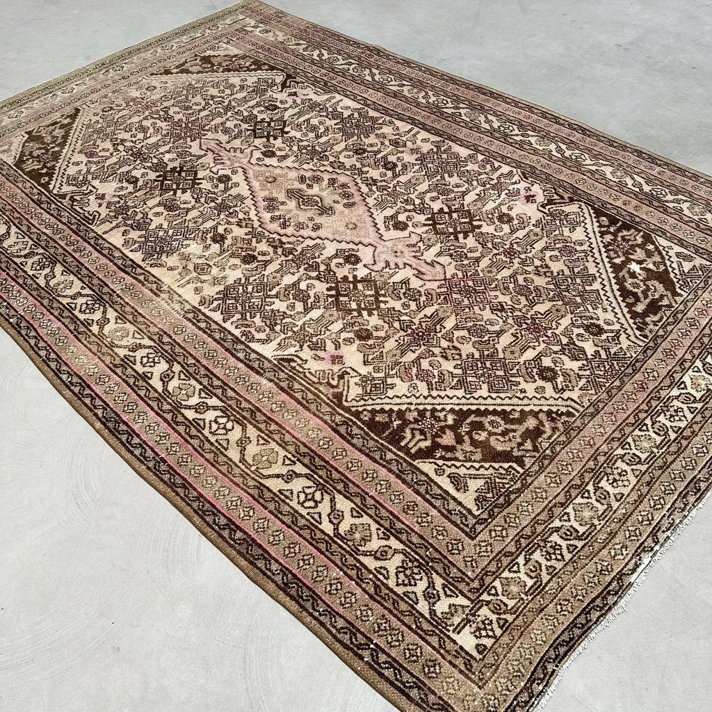 XL Vintage Persian Accent Area Rug 6.9 x 10.4 ft