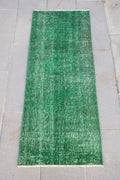 Vintage Turkish Runner Rug 1.9 x 4.8 ft
