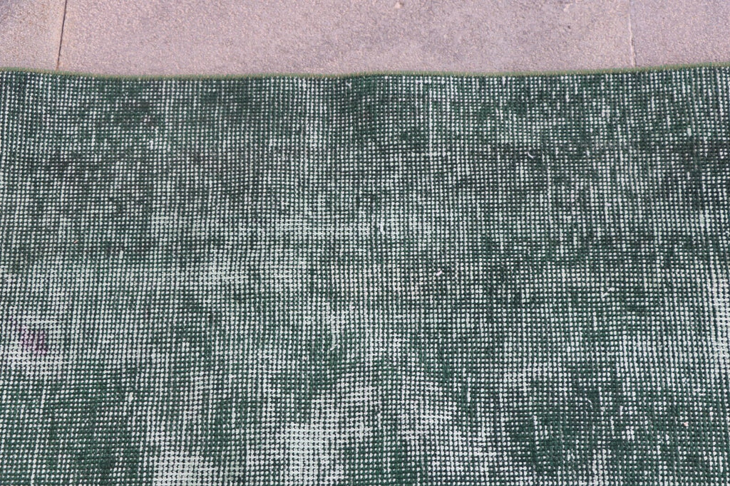 Vintage Turkish Accent Area rug 3.8 x 7.2 ft