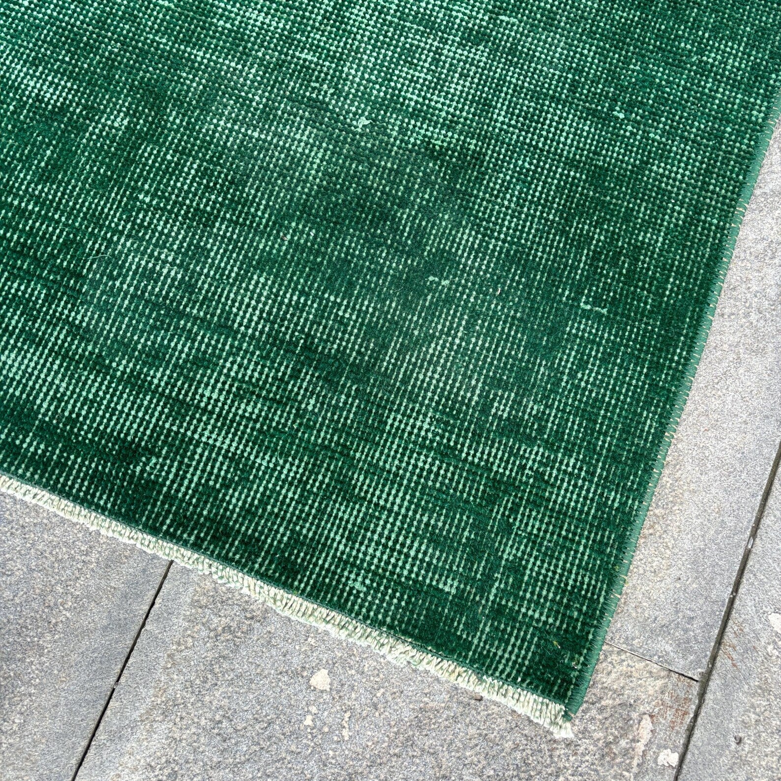 Vintage Turkish Accent Area rug 3.6 x 6.8 ft
