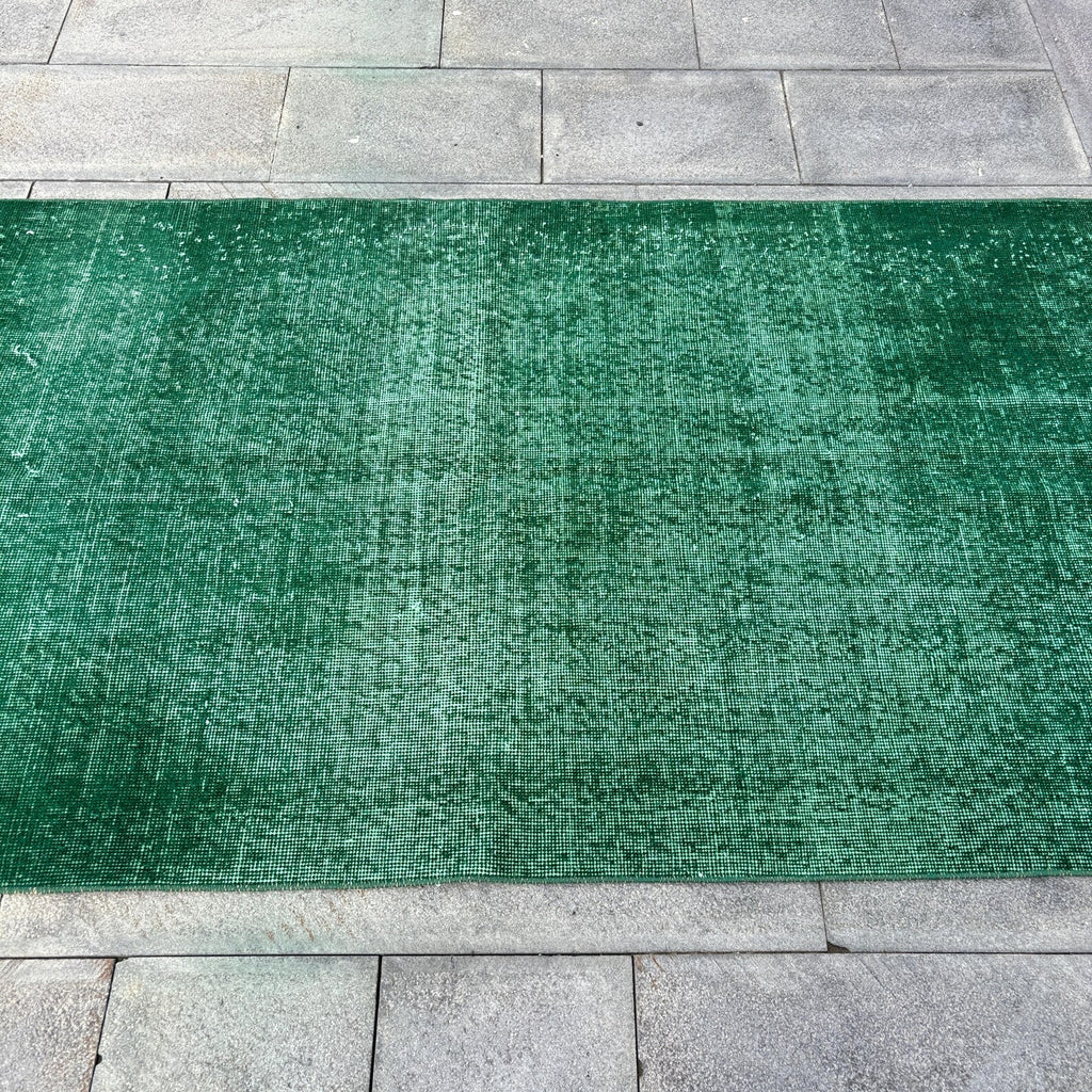 Vintage Turkish Accent Area rug 3.6 x 6.8 ft