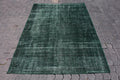 Vintage Turkish Accent Area rug 4.8 x 6.9 ft