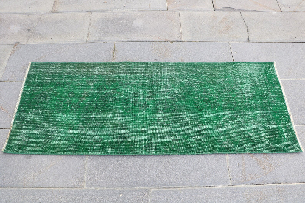 Vintage Turkish Runner Rug 1.9 x 4.8 ft
