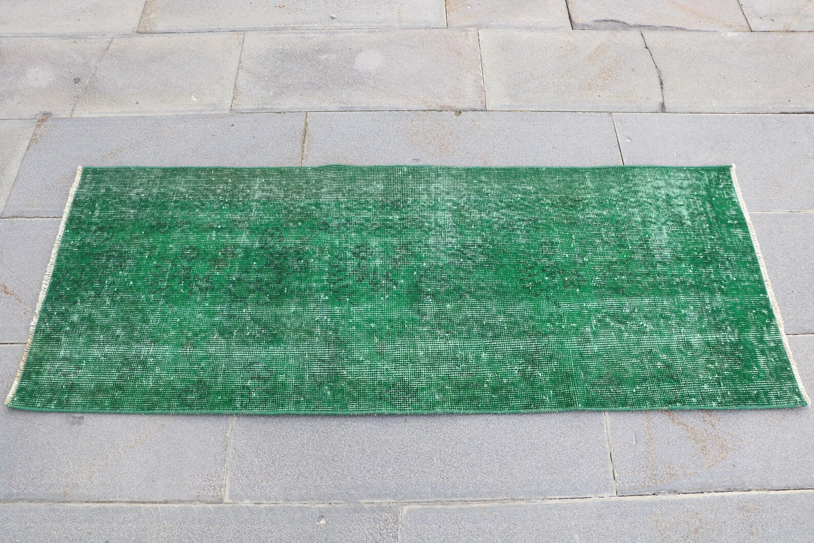 Vintage Turkish Runner Rug 1.9 x 4.8 ft