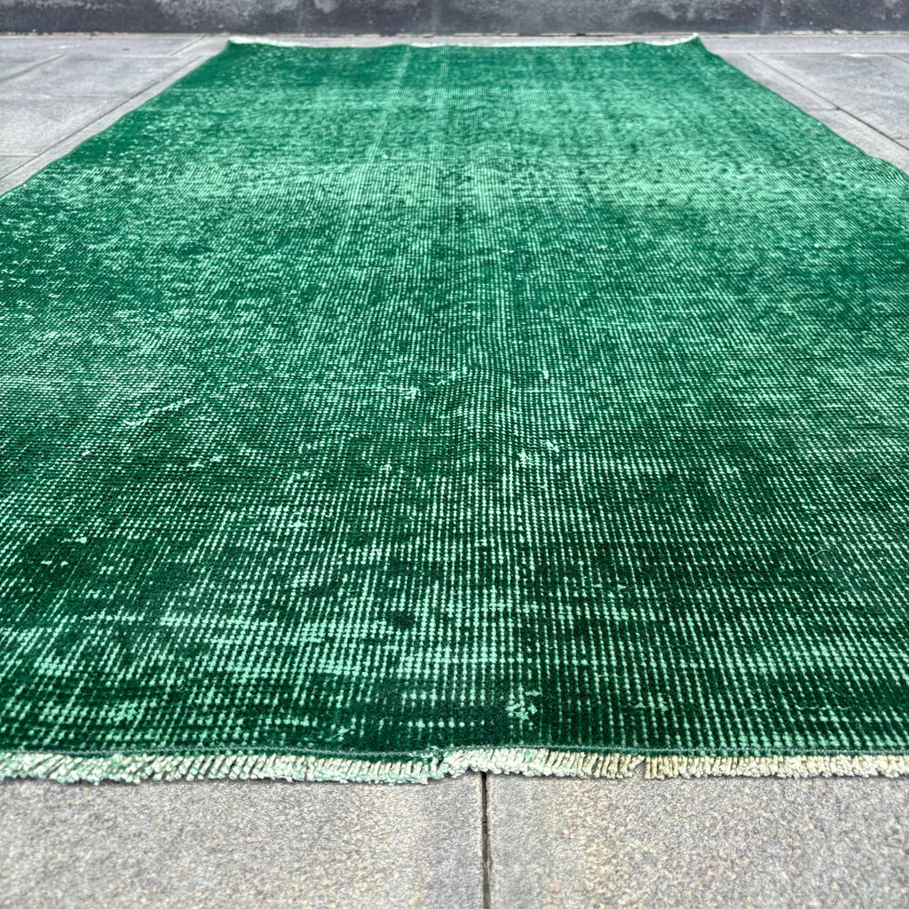 Vintage Turkish Accent Area rug 3.6 x 6.8 ft