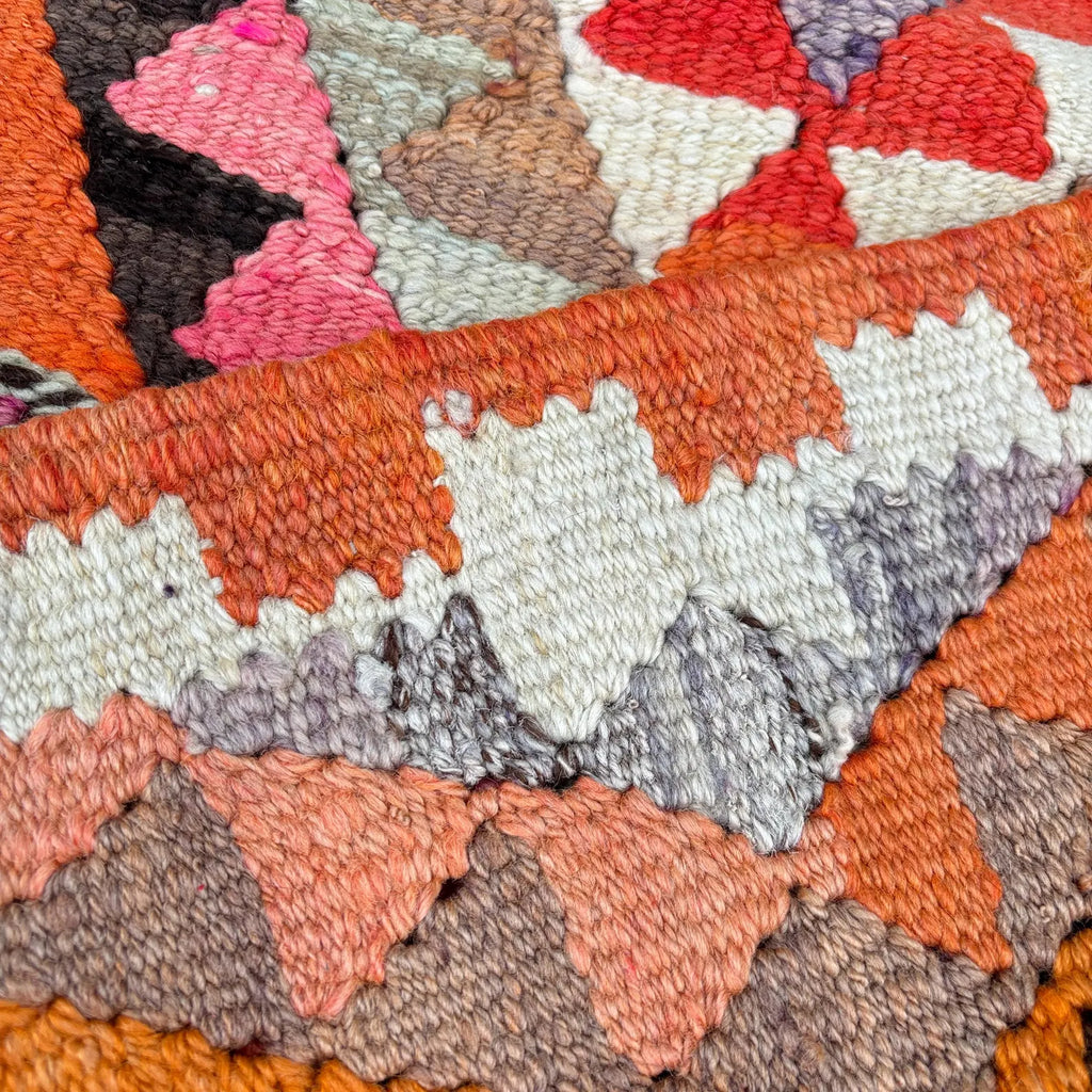 Vintage Turkish Runner Rug 2.6 x 9.1 ft