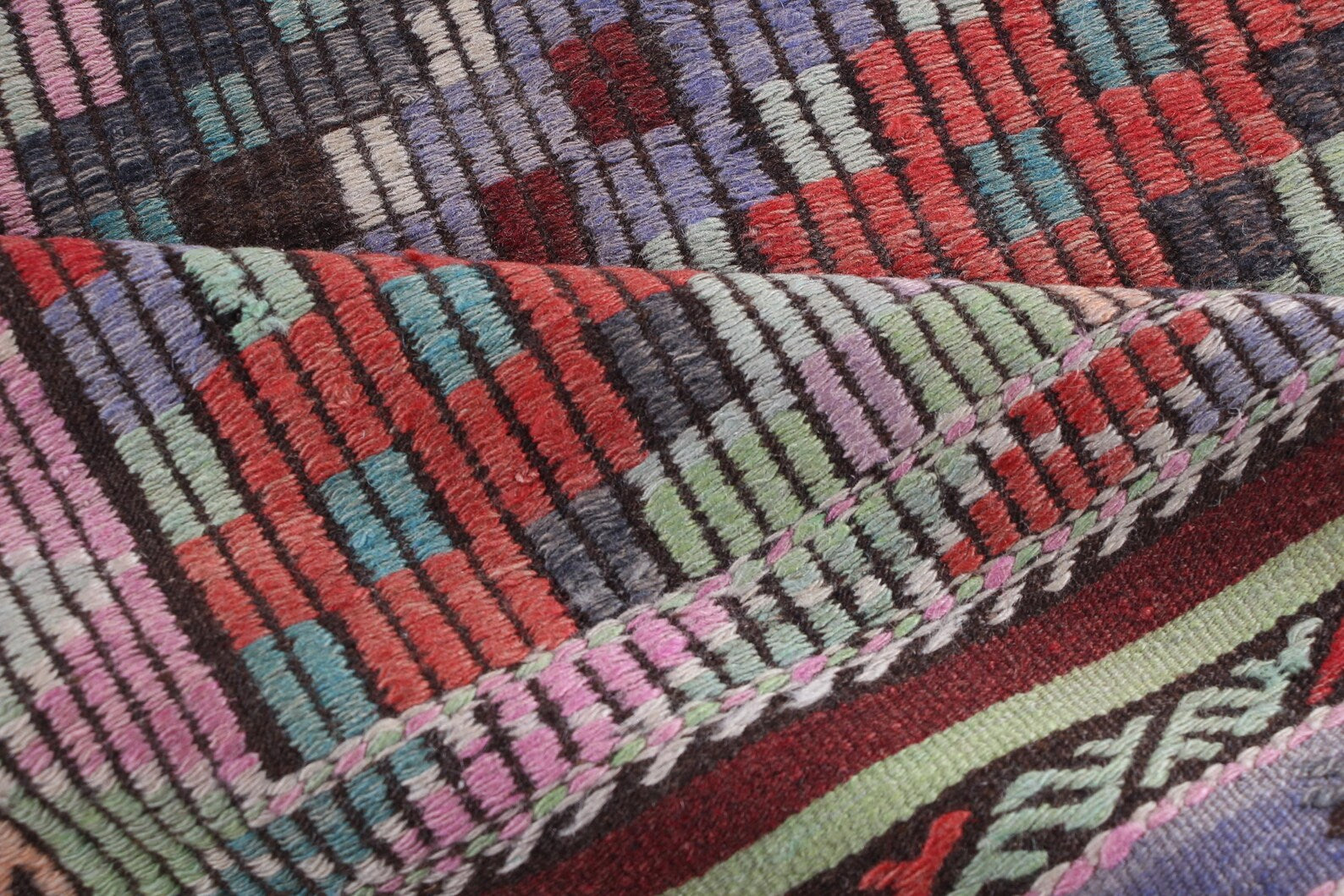 XL Vintage Turkish Accent Area rug 4.8 x 8.4 ft