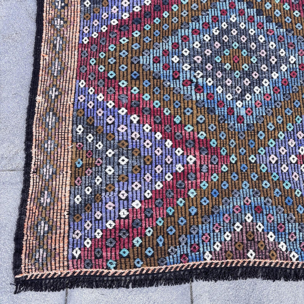 XL Vintage Turkish Accent Area Rug 5.8 x 11.4 ft