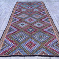 XL Vintage Turkish Accent Area Rug 5.8 x 11.4 ft