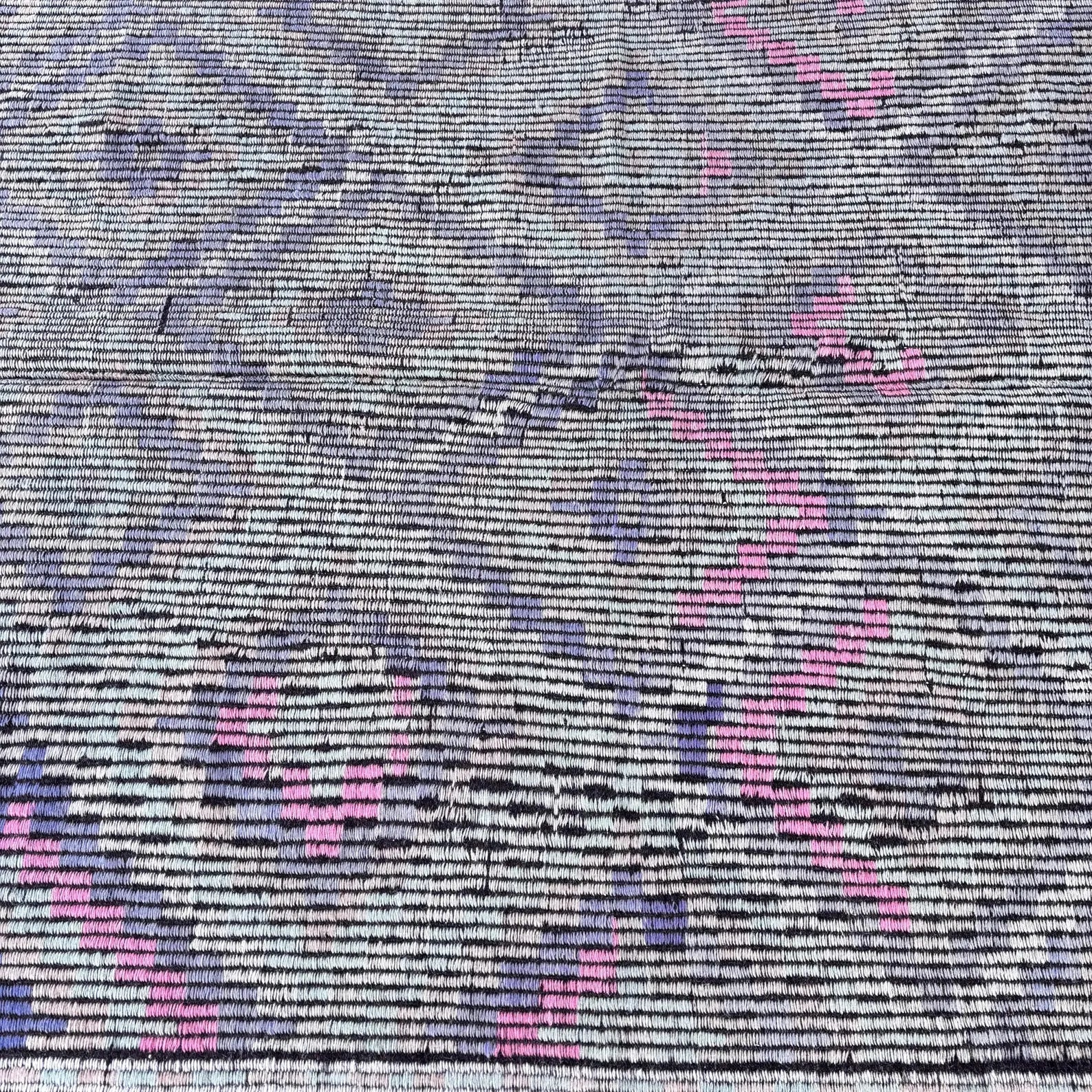 Vintage Turkish Accent Area rug 5.4 x 7.3 ft