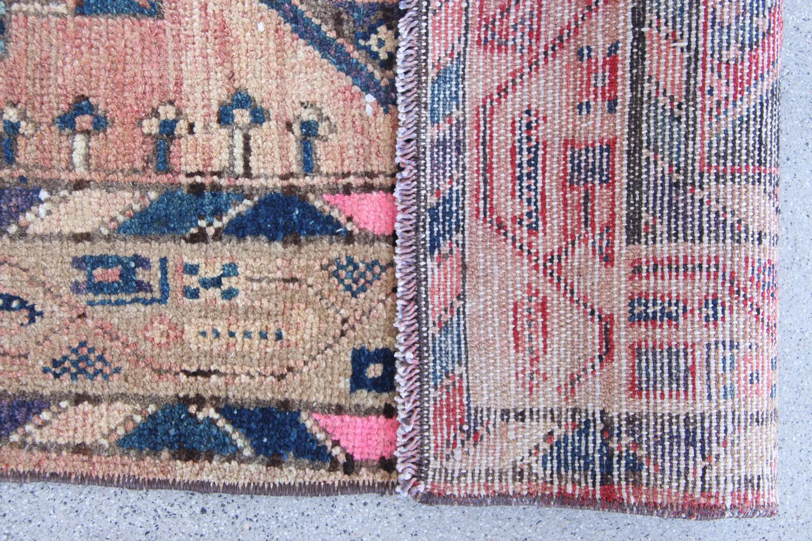 Vintage Persian Accent Area Rug 3.5 x 5 ft