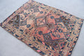Vintage Persian Accent Area Rug 3.5 x 5 ft