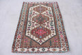 Vintage Persian Accent Area Rug 3.3 x 4.6 ft