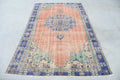 XL Vintage Turkish Accent Area rug 6.5 x 9.6 ft