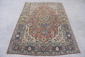 XL Vintage Persian Accent Area rug 4.7 x 6.7 ft
