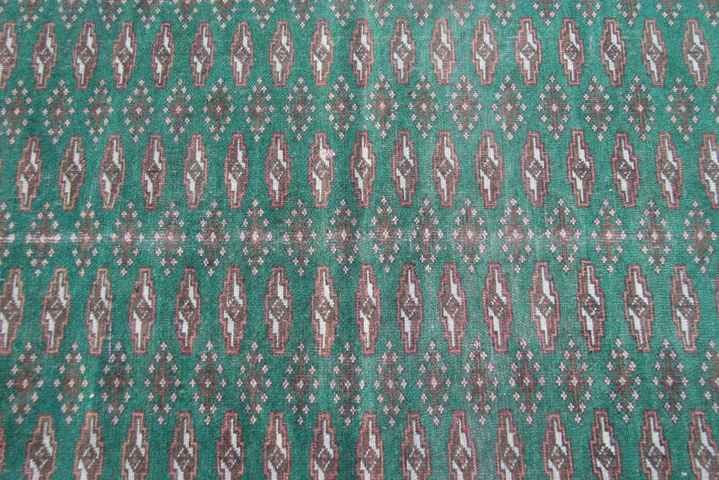 Vintage Turkmen Accent Area rug 3.2 x 4.5 ft