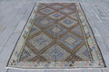 XL Vintage Turkish Accent Area Rug 5.5 x 9.8 ft