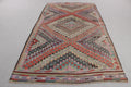 XL Vintage Turkish Accent Area rug 4.8 x 8.4 ft