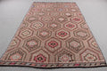 XL Vintage Turkish Accent Area rug 6 x 9.7 ft