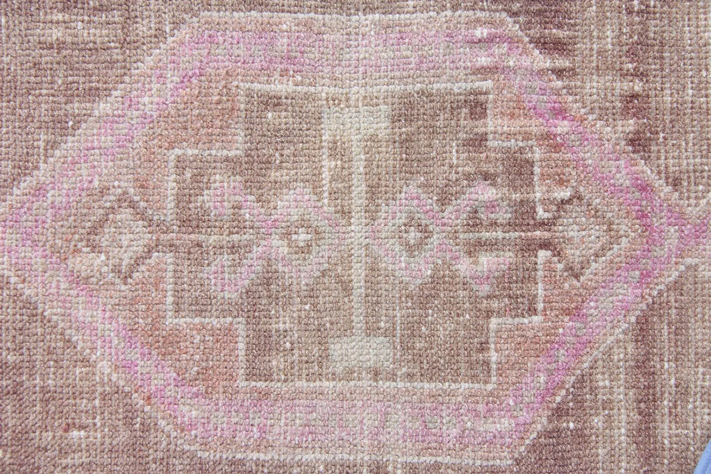 Vintage Turkish Mini Rug 1.3 x 2.8 ft
