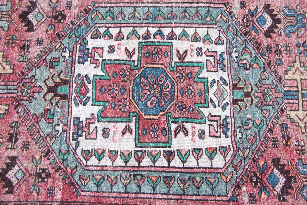 Vintage Persian Accent Area Rug 3 x 6.4 ft