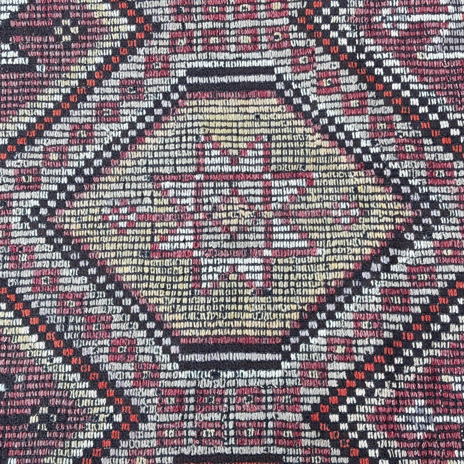 XL Vintage Turkish Accent Area Rug 4.8 x 10.2 ft