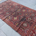 XL Vintage Turkish Accent Area Rug 5.5 x 9.3 ft