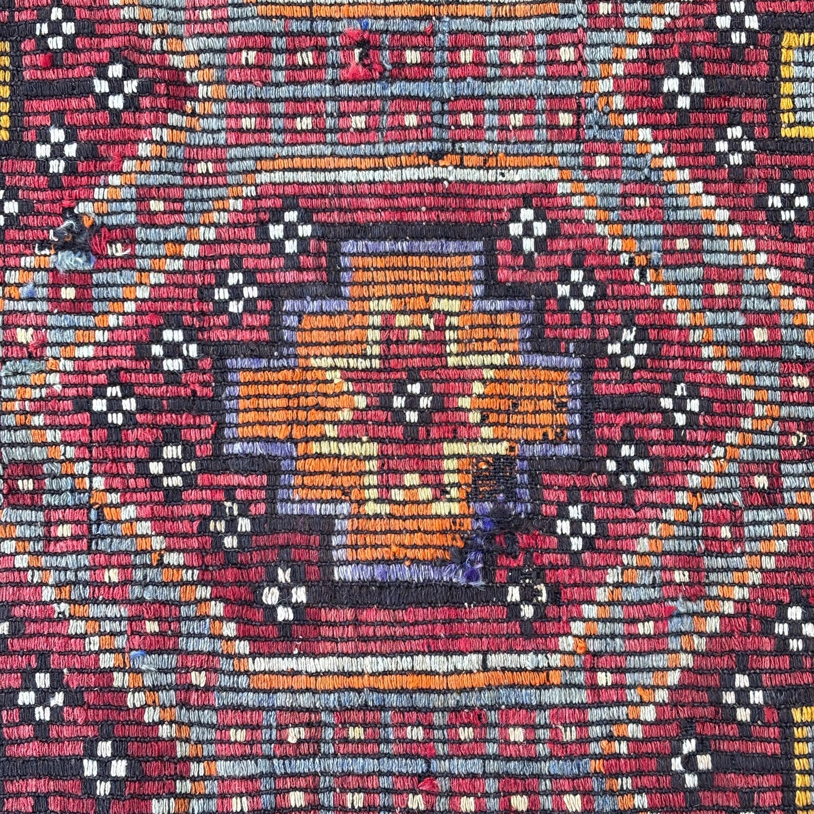 XL Vintage Turkish Accent Area rug 6.3 x 10.5 ft