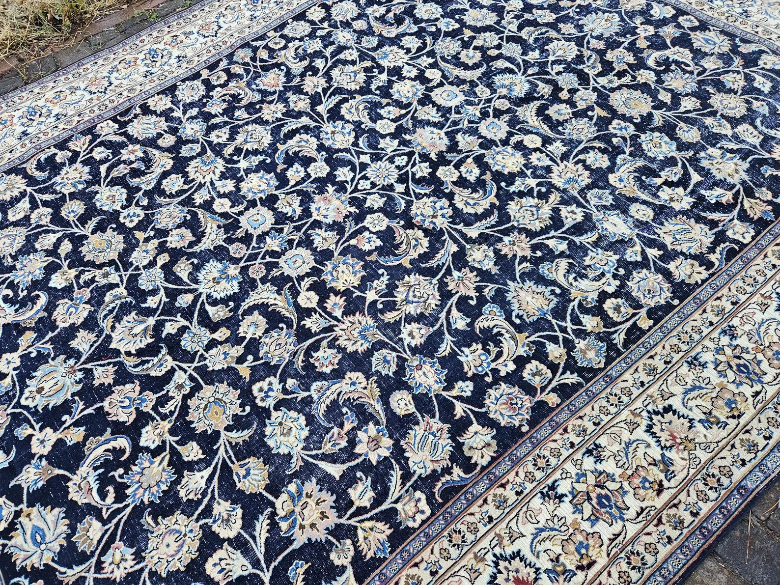 XL Vintage Persian Accent Area Rug 7.9 x 10.9 ft