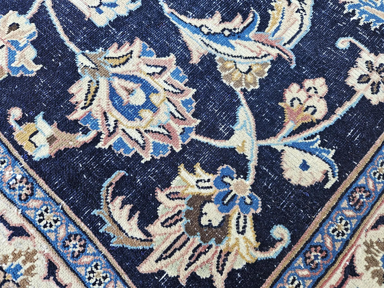XL Vintage Persian Accent Area Rug 7.9 x 10.9 ft