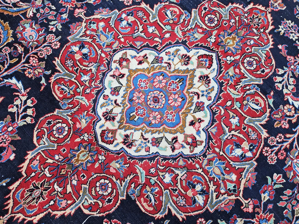 XL Vintage Persian Accent Area Rug 9.8 x 12.5 ft
