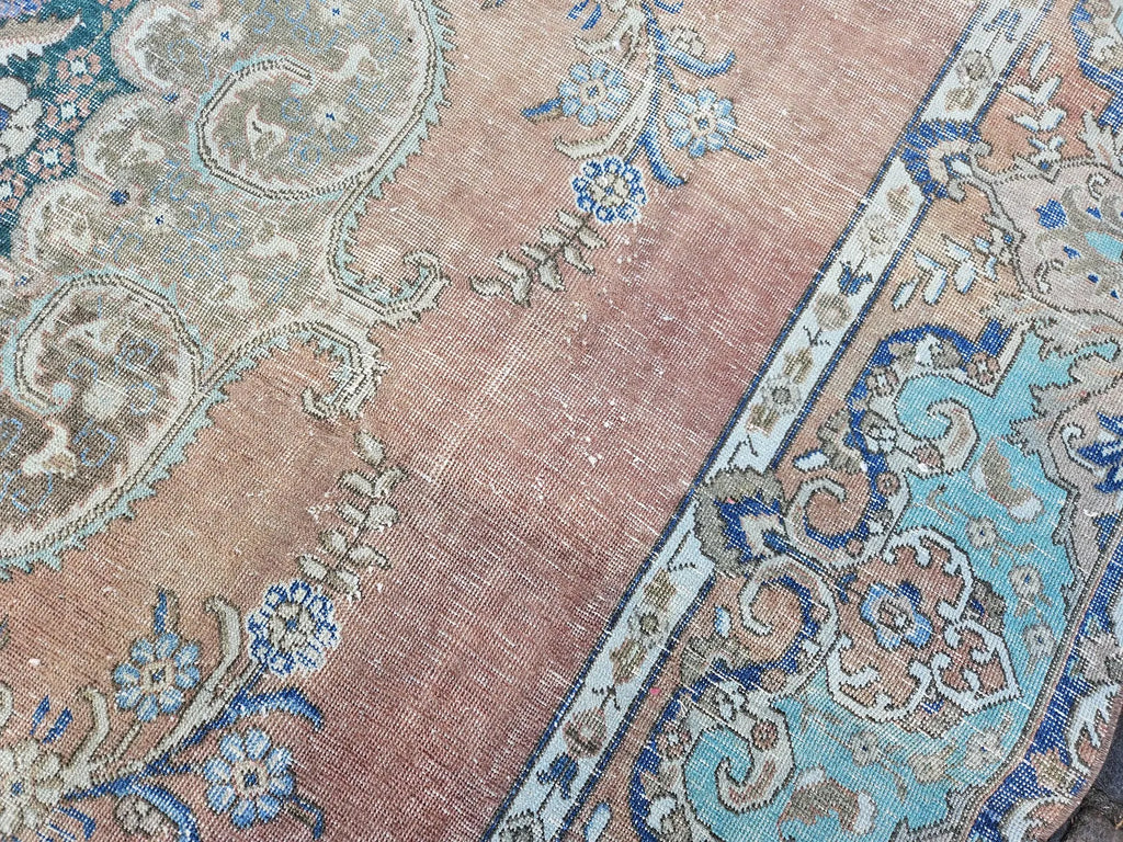XL Vintage Persian Accent Area Rug 9.8 x 12.8 ft
