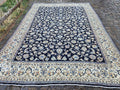 XL Vintage Persian Accent Area Rug 7.9 x 10.9 ft