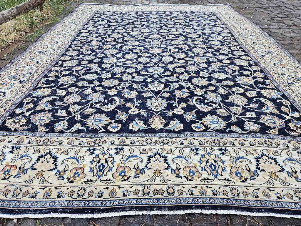 XL Vintage Persian Accent Area Rug 7.9 x 10.9 ft