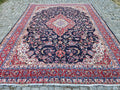 XL Vintage Persian Accent Area Rug 9.8 x 12.5 ft