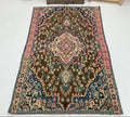 Vintage Persian Accent Area Rug 3.2 x 5.1 ft