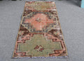 Vintage Turkish Mini Rug 1.2 x 2.9 ft