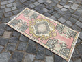 Vintage Turkish Mini Rug 1.5 x 3 ft