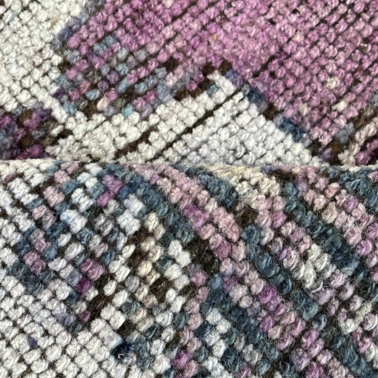 Vintage Turkish Accent Area rug 3.6 x 6.1 ft