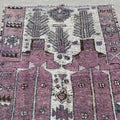 Vintage Turkish Accent Area rug 3.6 x 6.1 ft