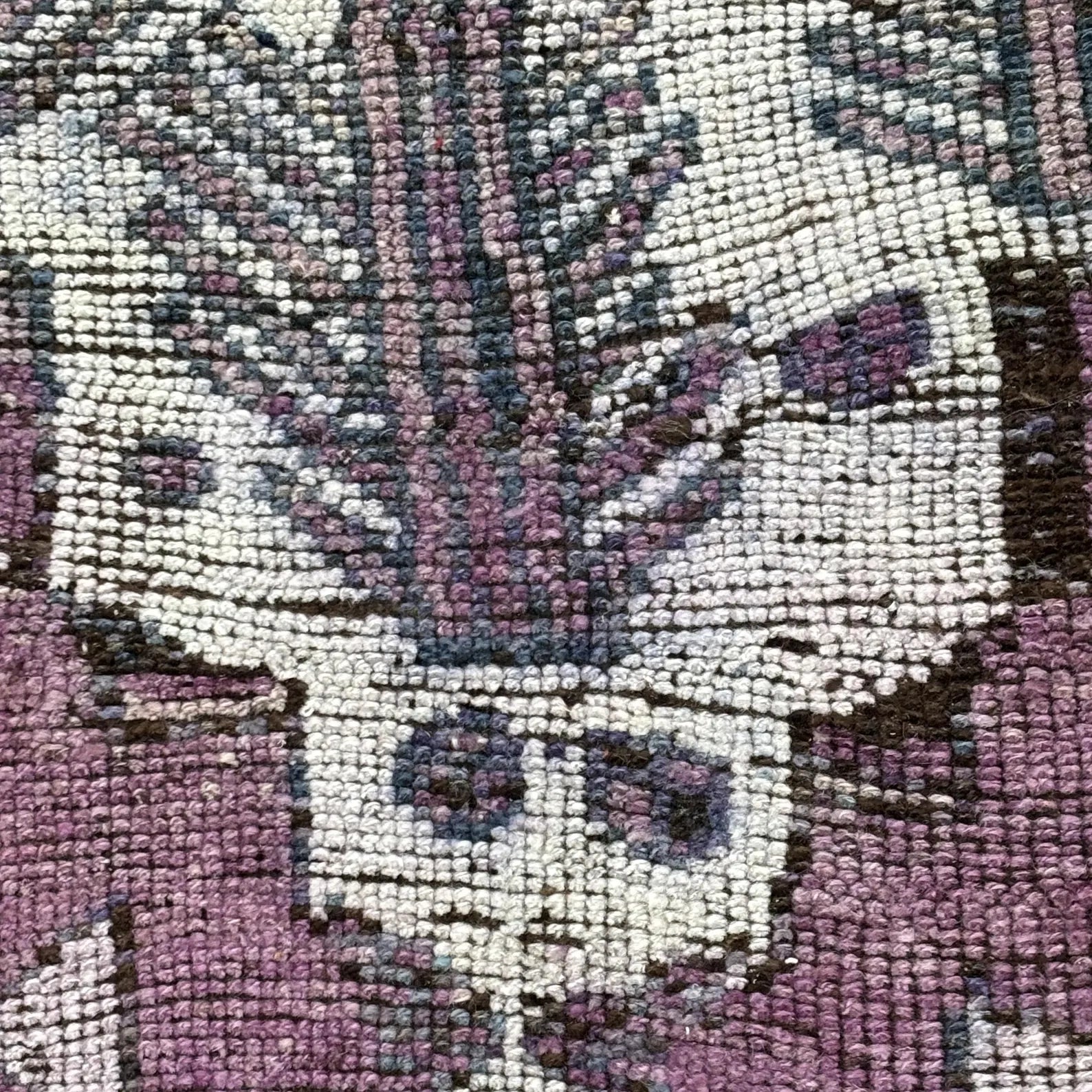Vintage Turkish Accent Area rug 3.6 x 6.1 ft